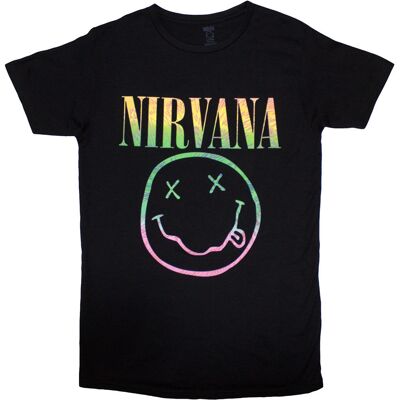 Nirvana Sorbet Ray Smiley T-shirt - T-shirt Nirvana Sorbet Ray Smiley T-shirt - T-shirt