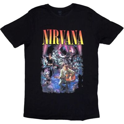 Nirvana Unplugged Photo Boyfriend Fit T-Shirt - T-Shirt Nirvana Unplugged Photo Boyfriend Fit T-Shirt - T-Shirt