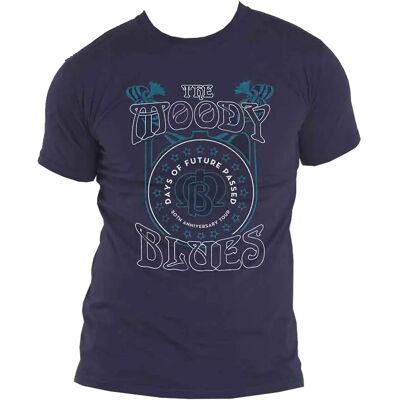 The Moody Blues Marinblå XXL T-Shirt - Bandturné The Moody Blues Marinblå XXL T-Shirt - Bandturné