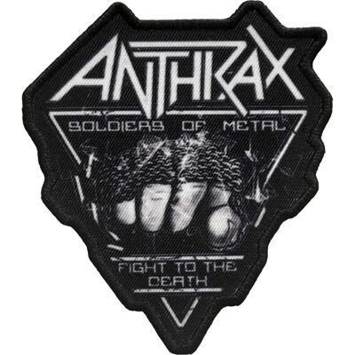 Plugged Sweden Anthrax Standard Patch - Soldier Of Metal FTD - Publicité Plugged Sweden Anthrax Standard Patch - Soldier Of Metal FTD - Publicité