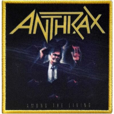 Plugged Sweden Anthrax Standard Patch - Among The Living - Publicité Plugged Sweden Anthrax Standard Patch - Among The Living - Publicité