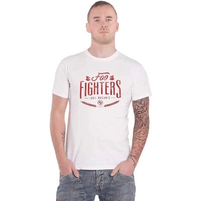 Foo Fighters Small White Organic Unisex T-shirt Foo Fighters Small White Organic Unisex T-shirt
