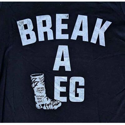 Foo Fighters Svart T-Shirt Break A Leg - Turné Foo Fighters Svart T-Shirt Break A Leg - Turné