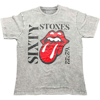 The Rolling Stones - Sixty Vertical - Grå - XXL - T-shirt The Rolling Stones - Sixty Vertical - Grå - XXL - T-shirt