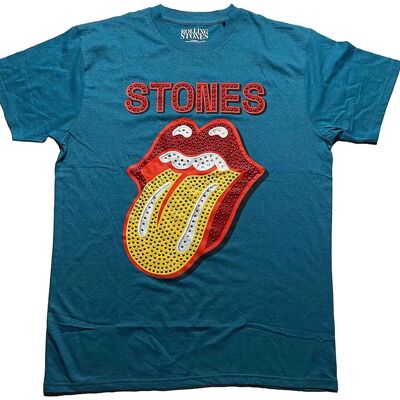 The Rolling Stones Tunga Blå - T-Shirt The Rolling Stones Tunga Blå - T-Shirt