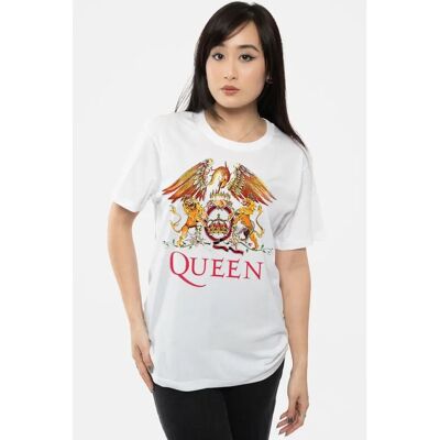 HeyRusty Queen unisex T-shirt - Klassiskt emblem - Vit - Xxxx-large - T-shirt HeyRusty Queen unisex T-shirt - Klassiskt emblem - Vit - Xxxx-large - T-shirt