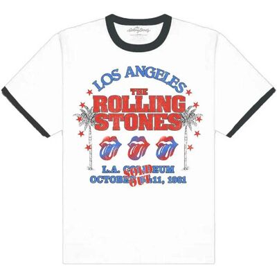 The Rolling Stones American LA Tour Ringer T-Shirt The Rolling Stones American LA Tour Ringer T-Shirt