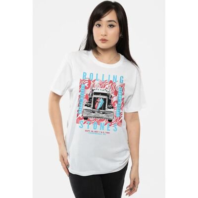 The Rolling Stones Stålhjul Vit Small - T-shirt The Rolling Stones Stålhjul Vit Small - T-shirt