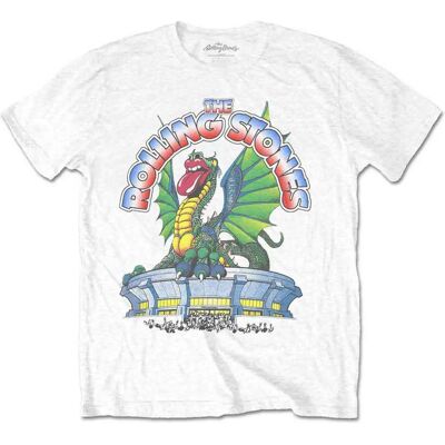 The Rolling Stones 81 Tour Dragon T-Shirt - Rockband Logo The Rolling Stones 81 Tour Dragon T-Shirt - Rockband Logo