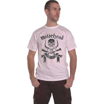 Motorhead March Or Die Vit XL T-shirt - Rock Motorhead March Or Die Vit XL T-shirt - Rock