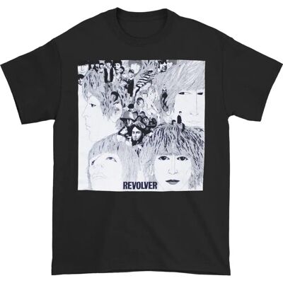 The Beatles Revolver albumsvart T-shirt The Beatles Revolver albumsvart T-shirt