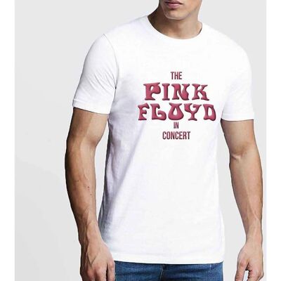 Pink Floyd White Puff Print T-Shirt - Unisex Pink Floyd White Puff Print T-Shirt - Unisex