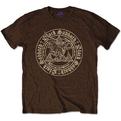 Black Sabbath Brown T-shirt - Official Band T-shirt Black Sabbath Brown T-shirt - Official Band T-shirt