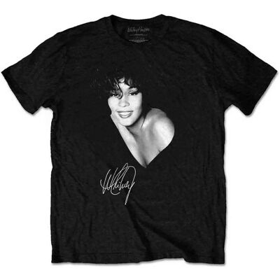 HeyRusty Whitney Houston Svartvitt Bild XL T-shirt - Rock HeyRusty Whitney Houston Svartvitt Bild XL T-shirt - Rock
