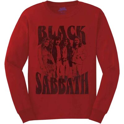 Black Sabbath Unisex Long Sleeve T-shirt - Band And Logo - XL Black Sabbath Unisex Long Sleeve T-shirt - Band And Logo - XL