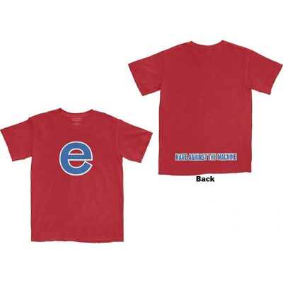 HeyRusty - Rage Against The Machine Big E - Röd - T shirt HeyRusty - Rage Against The Machine Big E - Röd - T shirt