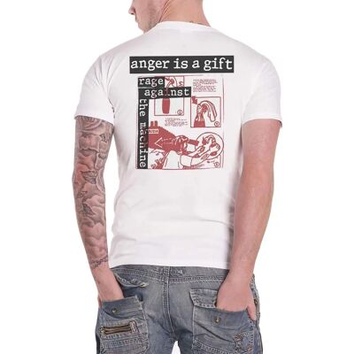 HeyRusty Rage Against The Machine - T-shirt - Ilska Är En Gåva - Vit HeyRusty Rage Against The Machine - T-shirt - Ilska Är En Gåva - Vit
