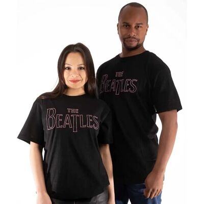The Beatles Drop T Band Logo T-Shirt - T-Shirt The Beatles Drop T Band Logo T-Shirt - T-Shirt