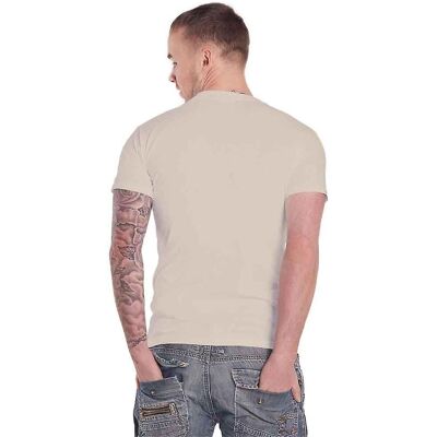 The Beatles sandfärgade unisex Drop T logo T-shirt The Beatles sandfärgade unisex Drop T logo T-shirt