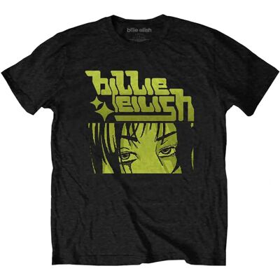 Billie Eilish Unisex Black Anime Logo T-Shirt - T-shirt Billie Eilish Unisex Black Anime Logo T-Shirt - T-shirt