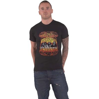 HeyRusty Svart Sabbat Paranoid Psych T-Shirt - Rockband HeyRusty Svart Sabbat Paranoid Psych T-Shirt - Rockband