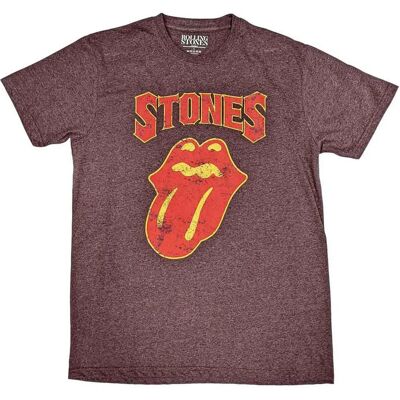 The Rolling Stones Gotiskt Text Brun XL - T-shirt The Rolling Stones Gotiskt Text Brun XL - T-shirt