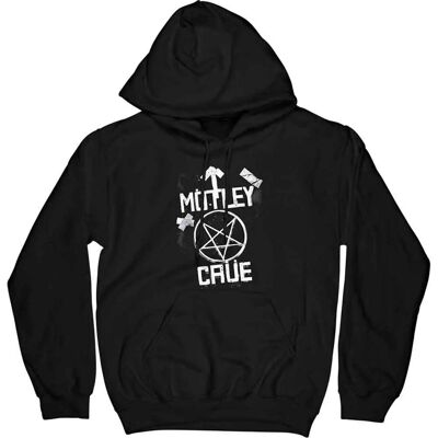 Motley Crue Roadcase Black Hoodie - Hoodie Motley Crue Roadcase Black Hoodie - Hoodie