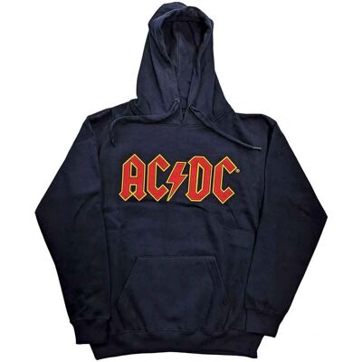HeyRusty AC/DC Unisex Marinblå Huvtröja - Huvtröjor HeyRusty AC/DC Unisex Marinblå Huvtröja - Huvtröjor