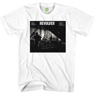 The Beatles Revolver Studio Vit Unisex T-shirt The Beatles Revolver Studio Vit Unisex T-shirt