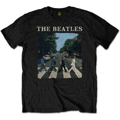 HeyRusty Barn Beatles T-shirt - Abbey Road & Logo - Svart HeyRusty Barn Beatles T-shirt - Abbey Road & Logo - Svart