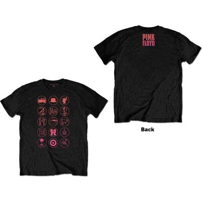 Pink Floyd Symbols Band Logo T-shirt - T-shirt Pink Floyd Symbols Band Logo T-shirt - T-shirt