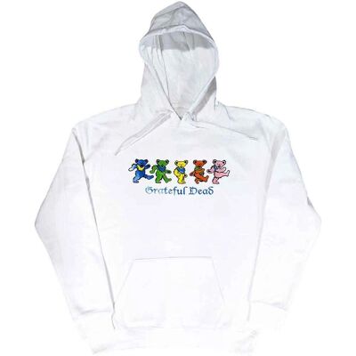 Grateful Dead Unisex Dancing Bears Hoodie - Hooded Sweatshirt Grateful Dead Unisex Dancing Bears Hoodie - Hooded Sweatshirt