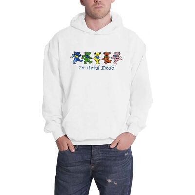 Unisex hoodie från Grateful Dead - Dansande björnar Unisex hoodie från Grateful Dead - Dansande björnar