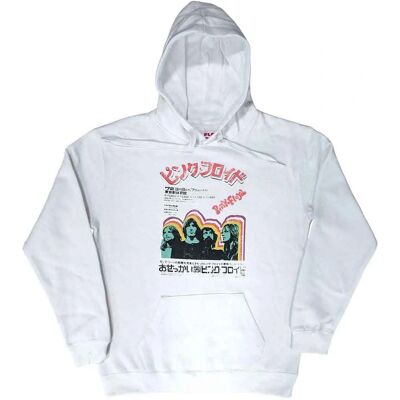 HeyRusty - Pink Floyd Japanese Poster - White - Small - Hoodie HeyRusty - Pink Floyd Japanese Poster - White - Small - Hoodie