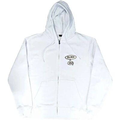 Blink-182 Vit Roger Rabbit Hoodie - Hoodie Blink-182 Vit Roger Rabbit Hoodie - Hoodie