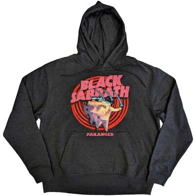 Black Sabbath Paranoid Grey Hoodie - Hoodies Black Sabbath Paranoid Grey Hoodie - Hoodies