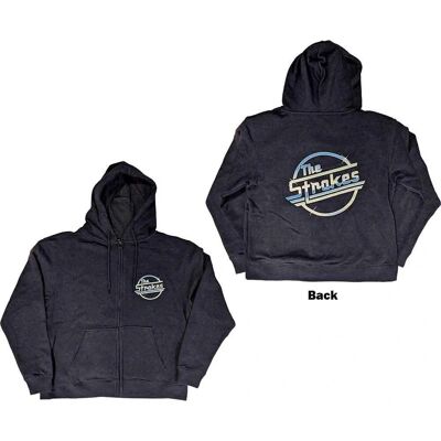 HeyRusty The Strokes OG Magna Blue Hoodie - Hooded Sweatshirt HeyRusty The Strokes OG Magna Blue Hoodie - Hooded Sweatshirt