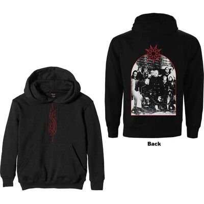Slipknot Unisex Hoodie - Arched Group Photo - Hooded Sweatshirt Slipknot Unisex Hoodie - Arched Group Photo - Hooded Sweatshirt