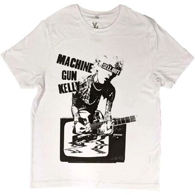 Machine Gun Kelly TV Warp Vit XXL - T-shirt Machine Gun Kelly TV Warp Vit XXL - T-shirt