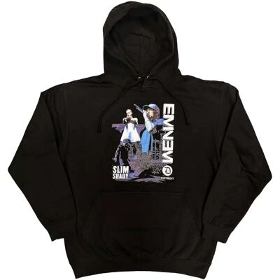 Eminem Sweat à Capuche Detroit Noir L - Sweatshirt - Publicité Eminem Sweat à Capuche Detroit Noir L - Sweatshirt - Publicité