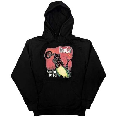 Meat Loaf Unisex Hoodie - Bat Out Of Hell - Hooded Sweatshirt Meat Loaf Unisex Hoodie - Bat Out Of Hell - Hooded Sweatshirt