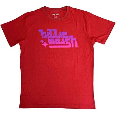 Billie Eilish Unisex T-shirt med Lila Logo - T-shirt Billie Eilish Unisex T-shirt med Lila Logo - T-shirt
