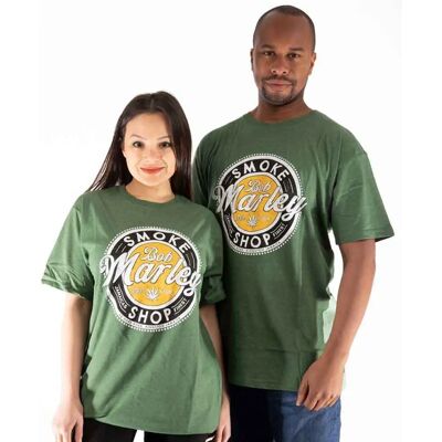 Bob Marley Officiell Grön T-shirt - T-shirt Bob Marley Officiell Grön T-shirt - T-shirt