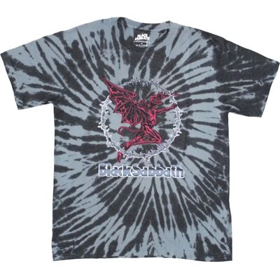 Black Sabbath Unisex Tie Dye T-Shirt - Official Band Product Black Sabbath Unisex Tie Dye T-Shirt - Official Band Product