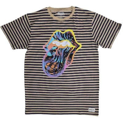 The Rolling Stones Cyberdelic Randig T-shirt - Band T-shirt The Rolling Stones Cyberdelic Randig T-shirt - Band T-shirt