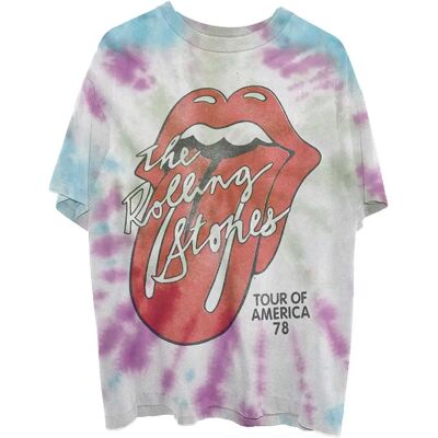 The Rolling Stones Official Tour of USA '78 White T-shirt The Rolling Stones Official Tour of USA '78 White T-shirt
