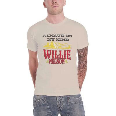 Willie Nelson Alltid i Min Minne Naturlig Stor - T-shirt Willie Nelson Alltid i Min Minne Naturlig Stor - T-shirt