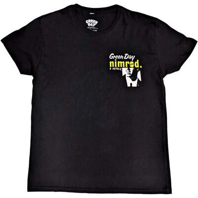 Green Day Nimrod Brösttryck T-shirt - T-shirt Green Day Nimrod Brösttryck T-shirt - T-shirt