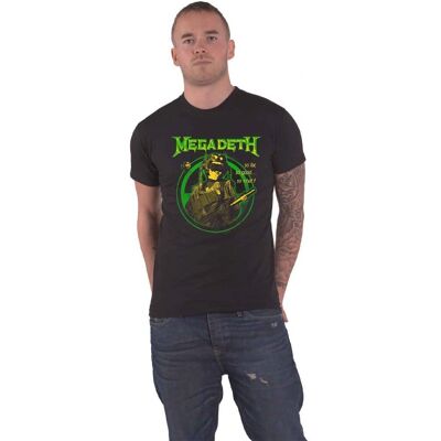 Megadeth SFSGSW Hi-Contrast Black T-shirt - Music & Band Megadeth SFSGSW Hi-Contrast Black T-shirt - Music & Band