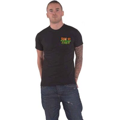 Sum 41 Svart Unisex T-Shirt Small - European Tour 2022 Sum 41 Svart Unisex T-Shirt Small - European Tour 2022